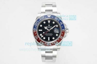 VR Factory V3 Version Swiss Replica Rolex GMT-Master II Pepsi Watch Oyster Band